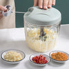 Small Manual Garlic Press & Meat Grinder, Kitchen Chopper for Food Prep