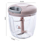 Small Manual Garlic Press & Meat Grinder, Kitchen Chopper for Food Prep