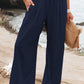 FlowEase™ Smocked Palazzo Pants 🌸✨ Comfort Meets Chic