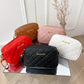 Tassel Small Messenger Bag Lingge Embroidery PU Leather Fashion Crossbody