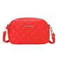 Tassel Small Messenger Bag Lingge Embroidery PU Leather Fashion Crossbody