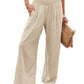 FlowEase™ Smocked Palazzo Pants 🌸✨ Comfort Meets Chic