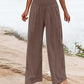 FlowEase™ Smocked Palazzo Pants 🌸✨ Comfort Meets Chic