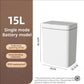 15L Smart Sensor Trash Can — Touchless Auto-Open, IPX5 Waterproof, Auto Bagging | White