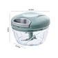 Small Manual Garlic Press & Meat Grinder, Kitchen Chopper for Food Prep