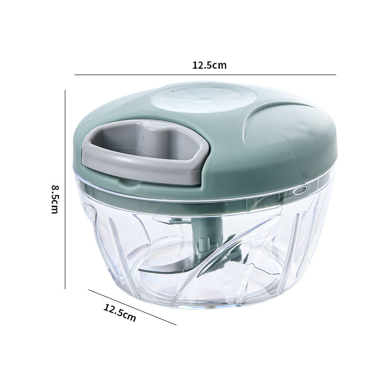 Small Manual Garlic Press & Meat Grinder, Kitchen Chopper for Food Prep