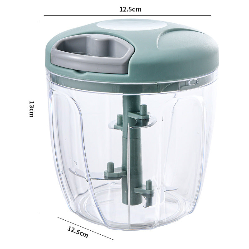 Small Manual Garlic Press & Meat Grinder, Kitchen Chopper for Food Prep