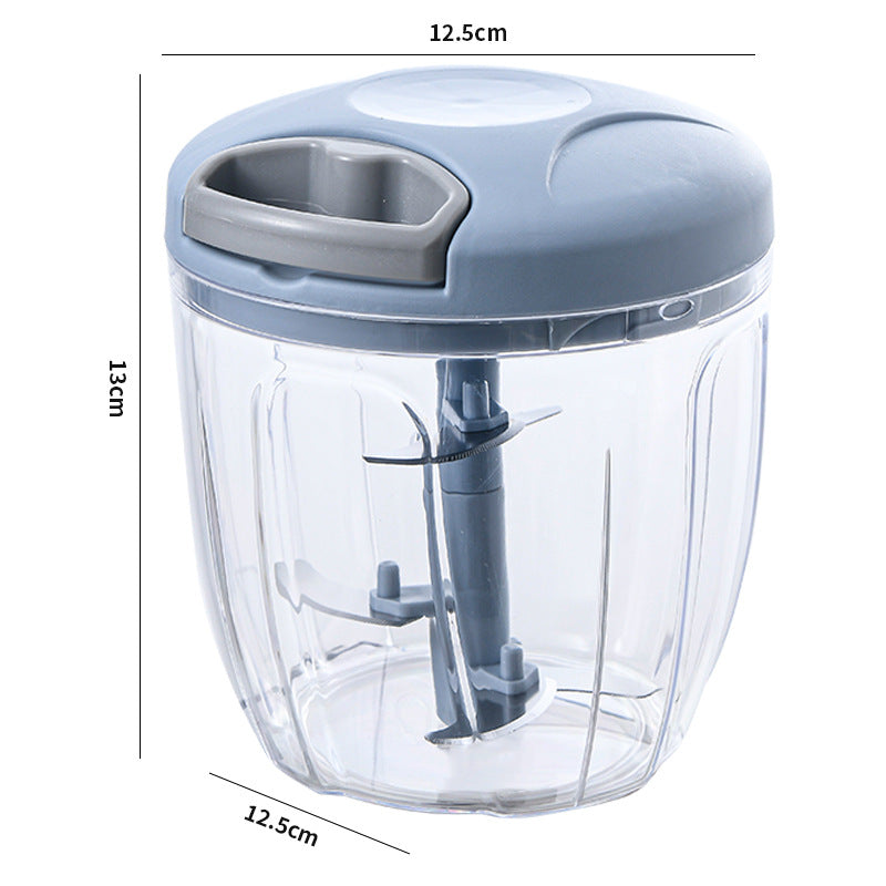 Small Manual Garlic Press & Meat Grinder, Kitchen Chopper for Food Prep