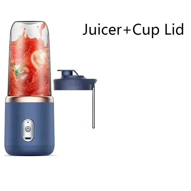 Portable USB Blender Cup | Wireless Juicer | 25000RPM | 6 Blade