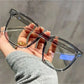 3pcs Unisex Square Frame Glasses
