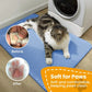 Cat Litter Mat Double Layer Pet Non Slip Big Pet Litter Box Filter Mat Wear Resistant Waterproof Anti-slip Cat Litter Mat