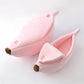 Banana Cat Bed House Cute Plush Warm Winter Pet Bed