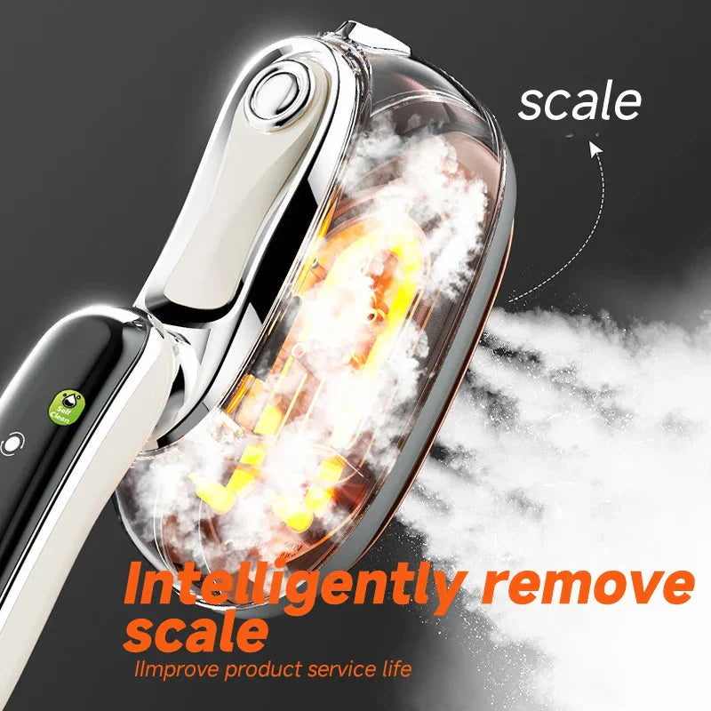 AI Control Handheld Garment Steamer Home Electric Steam Cleaner Portable Foldable Mite Removal Travel Flat Ironing Machine
