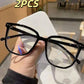 3pcs Unisex Square Frame Glasses