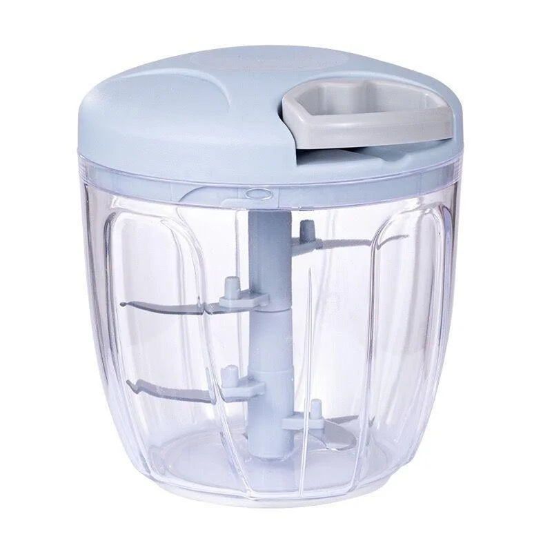 Small Manual Garlic Press & Meat Grinder, Kitchen Chopper for Food Prep