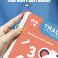 Children's Reusable Writing Workbook Set — 36 Pages with Erasable Pen