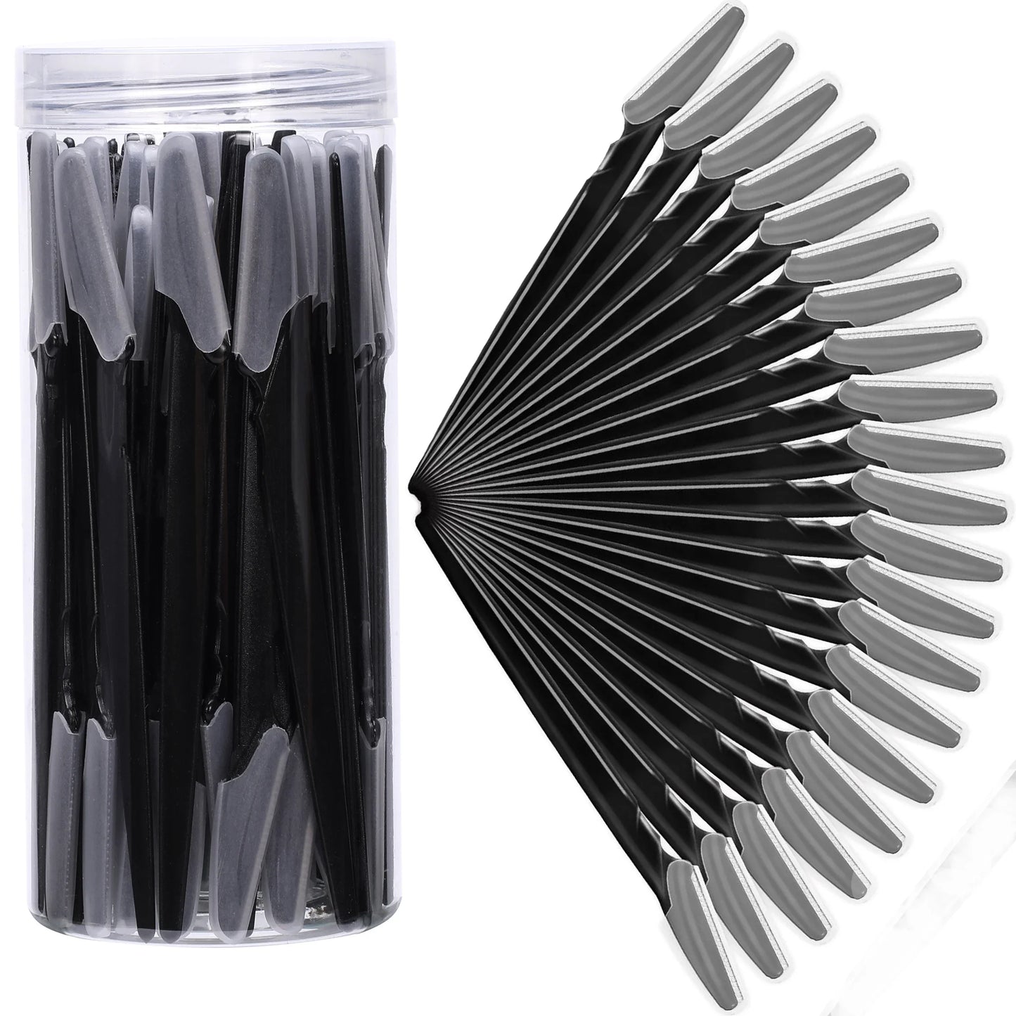 5/10/30/40 pcs Silk Edge Precision Face & Brow Razor Set