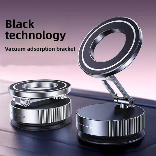 Magnetic Car Phone Holder – 360° Adjustable Vacuum Mount, Universal Fit
