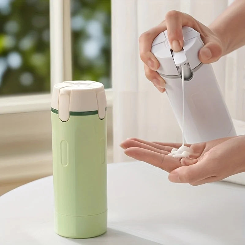 4-in-1 Dispenser ✈️ — One Bottle, Four Essentials