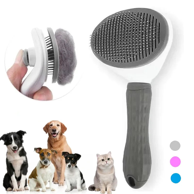 ThePetzStore™ One-Click Self-Cleaning Grooming Brush