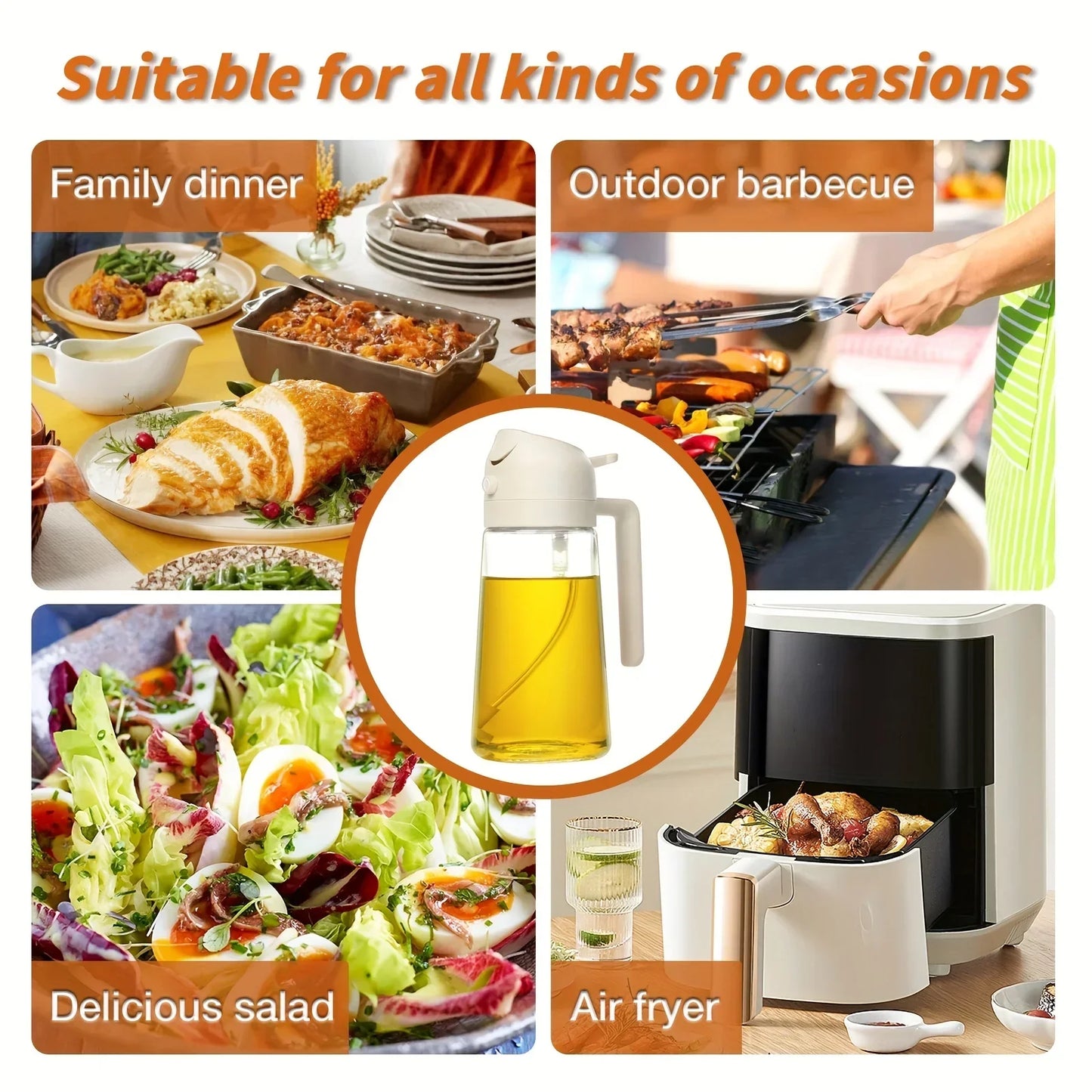 Kitchen Oil Spray Bottle