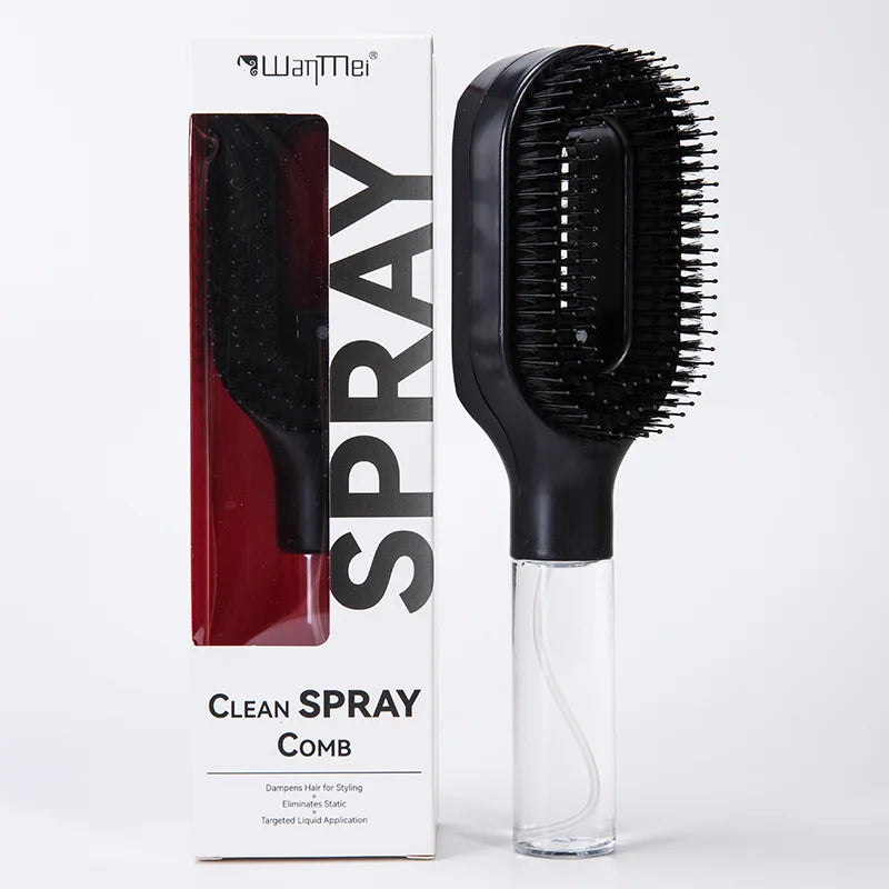 Galaxy Mist Detangle Brush™ – 2-in-1 Spray & Smooth Tool 💫 🪮
