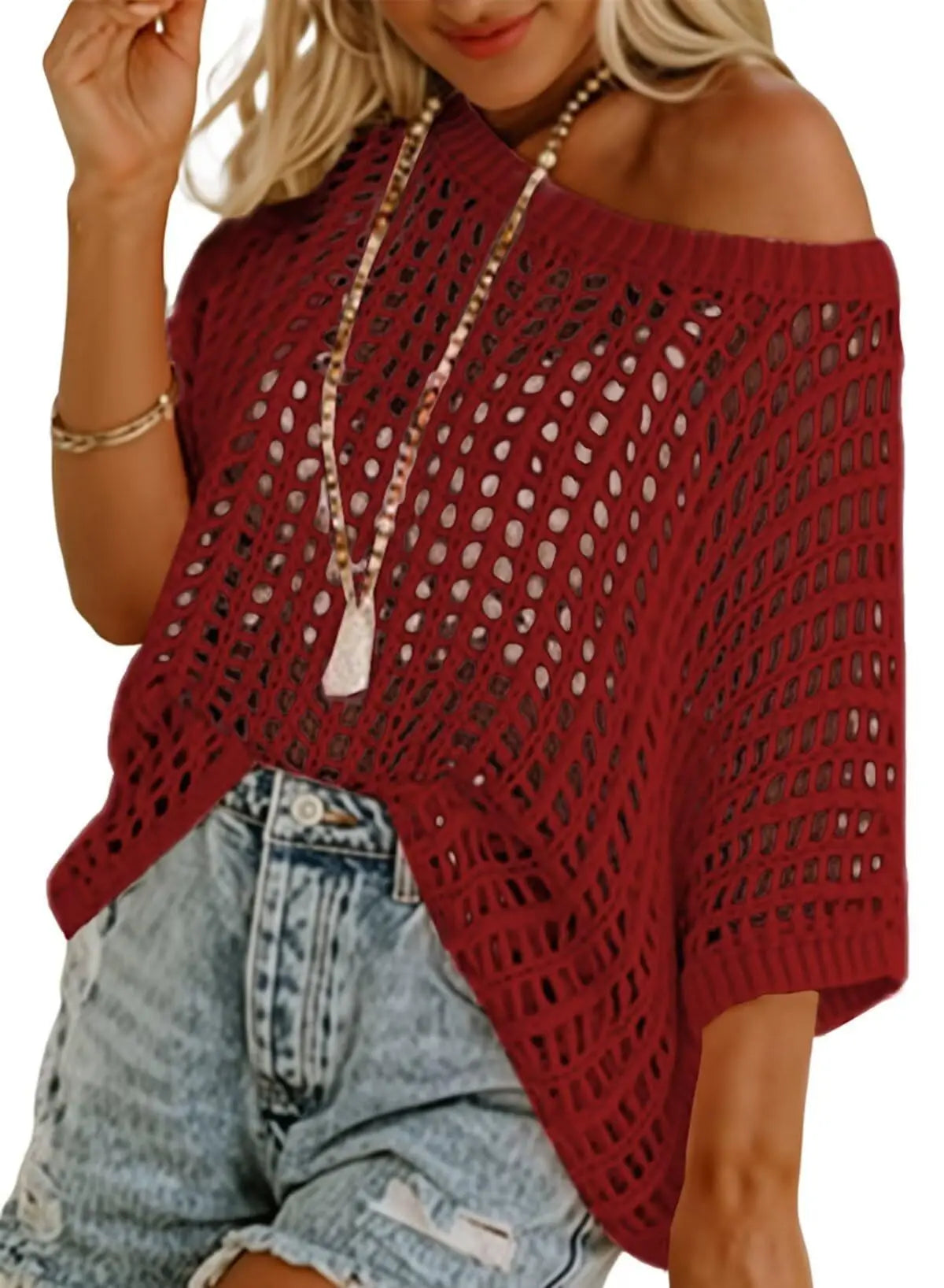 BreezeChic™ Crochet Summer Top ☀️✨ Light, Airy & Stylish