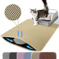 Cat Litter Mat Double Layer Pet Non Slip Big Pet Litter Box Filter Mat Wear Resistant Waterproof Anti-slip Cat Litter Mat