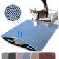 Cat Litter Mat Double Layer Pet Non Slip Big Pet Litter Box Filter Mat Wear Resistant Waterproof Anti-slip Cat Litter Mat