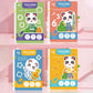 Children's Reusable Writing Workbook Set — 36 Pages with Erasable Pen