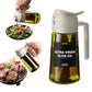 Oil Sprayer for Cooking,2-in-1 Olive Oil Dispenser and Oil Spray Bottle 470 ml