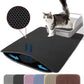 Cat Litter Mat Double Layer Pet Non Slip Big Pet Litter Box Filter Mat Wear Resistant Waterproof Anti-slip Cat Litter Mat