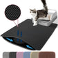 Cat Litter Mat Double Layer Pet Non Slip Big Pet Litter Box Filter Mat Wear Resistant Waterproof Anti-slip Cat Litter Mat