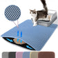 Cat Litter Mat Double Layer Pet Non Slip Big Pet Litter Box Filter Mat Wear Resistant Waterproof Anti-slip Cat Litter Mat