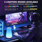RGB LED Night Light 13 Colors Touch & Remote Control USB Rechargeable Dimmable Bedside Lamp