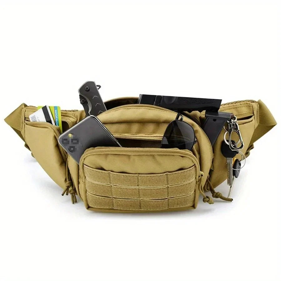 Waist Pack Belt Bag Tactical MOLLE for Outdoor Use