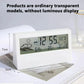 Electronic Clock Temperature Humidity Meter Weather Station for Home With Alarm LED Thermometer Thermo-Hygrometer Multifunction