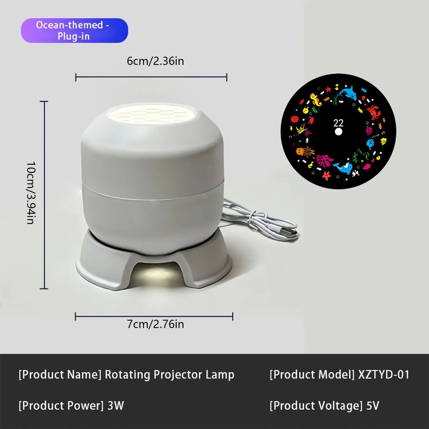 GalaxySpin Cosmic Aura Projector