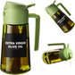 Oil Sprayer for Cooking,2-in-1 Olive Oil Dispenser and Oil Spray Bottle 470 ml