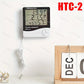 Electronic Clock Temperature Humidity Meter Weather Station for Home With Alarm LED Thermometer Thermo-Hygrometer Multifunction