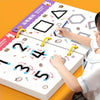 Children's Reusable Writing Workbook Set — 36 Pages with Erasable Pen