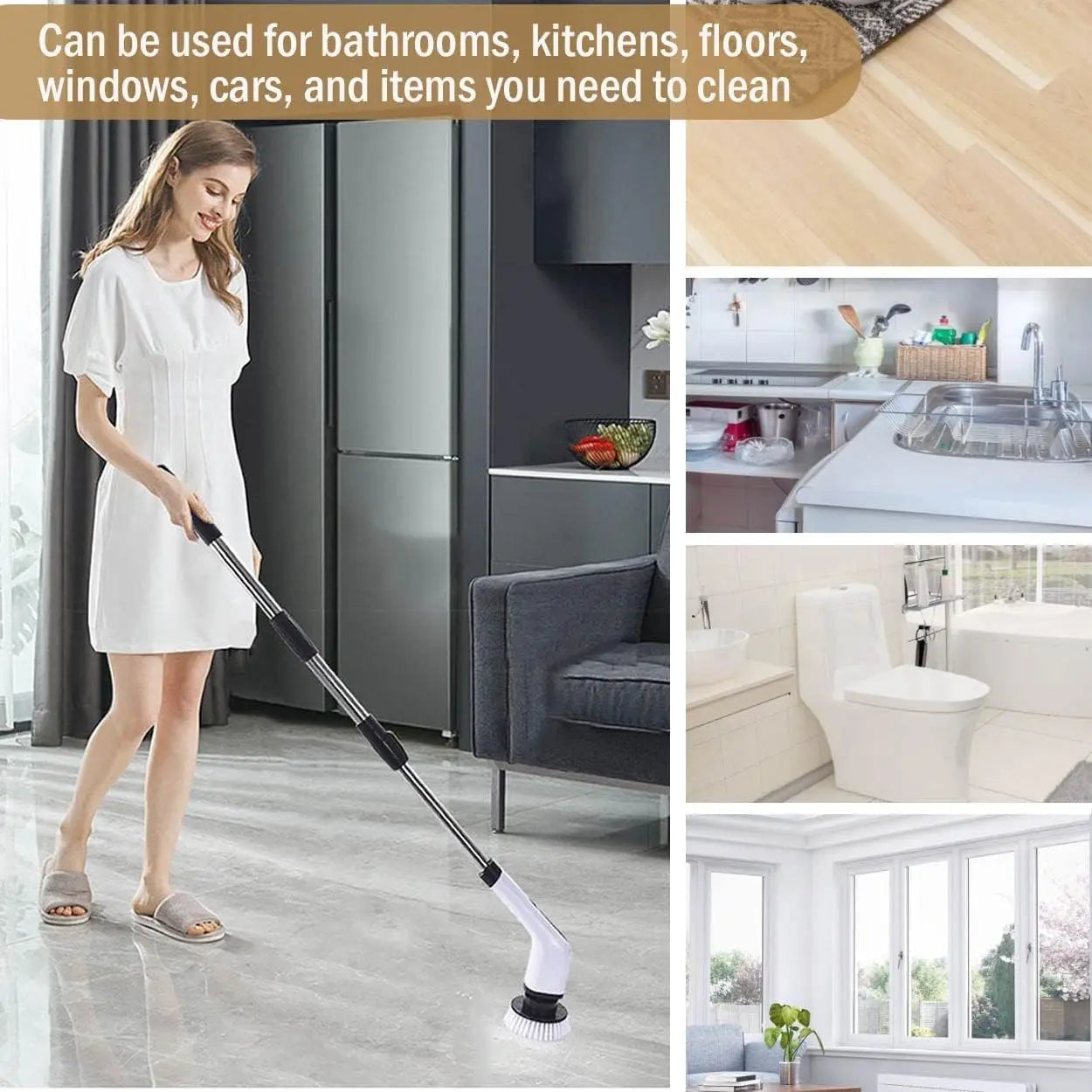 Multipurpose Cleaning Brush & Mop