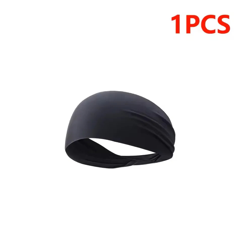 Sweat Absorbing Sports Headband for Running and Yoga