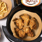 100 Pcs Non-Stick Air Fryer Paper Liners