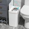 15L Smart Sensor Trash Can — Touchless Auto-Open, IPX5 Waterproof, Auto Bagging | White