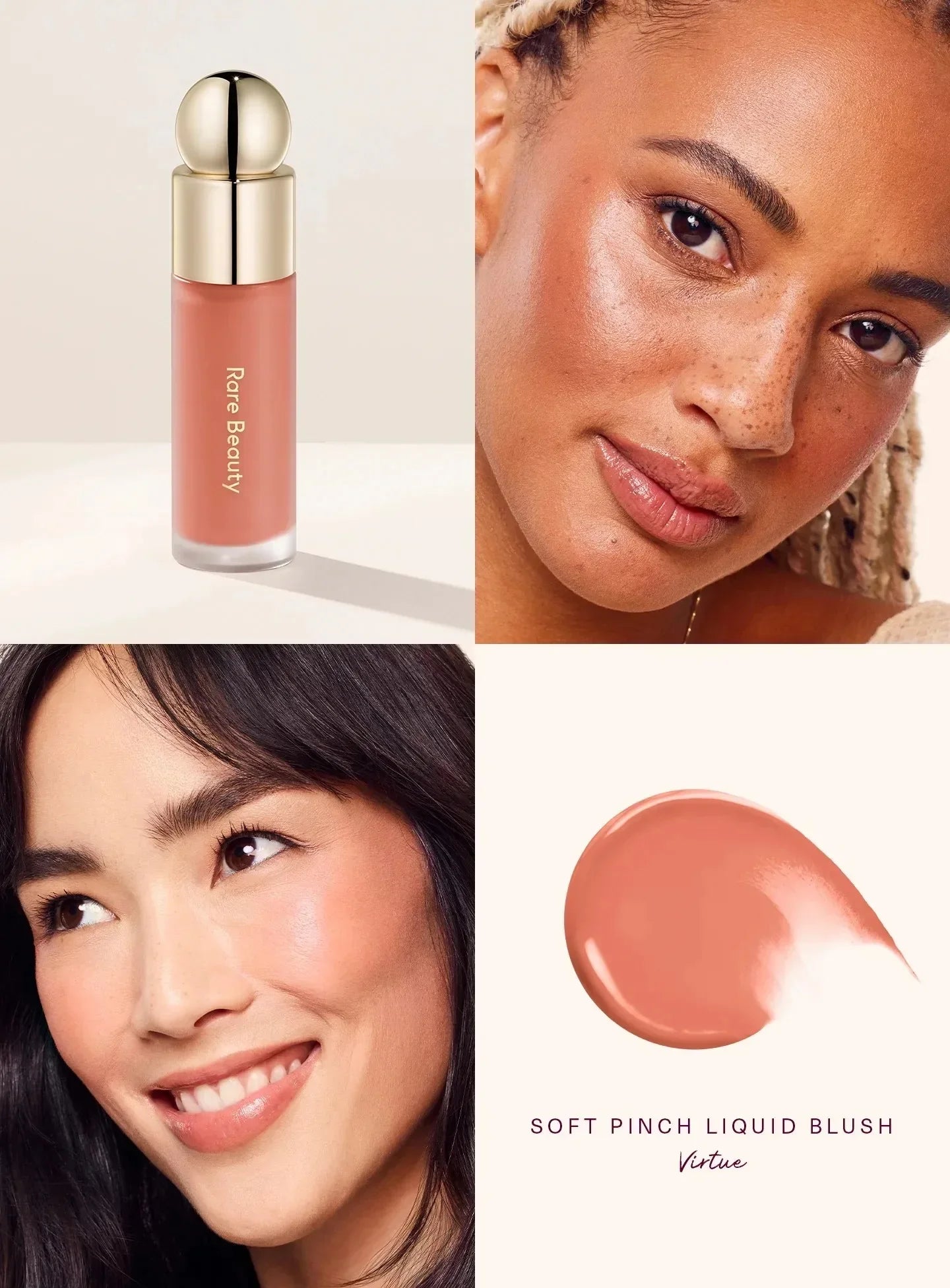 Rare Beauty Pearlescent Blush Highlighter & Lip Gloss Set,