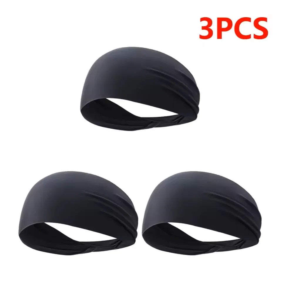 Sweat Absorbing Sports Headband for Running and Yoga