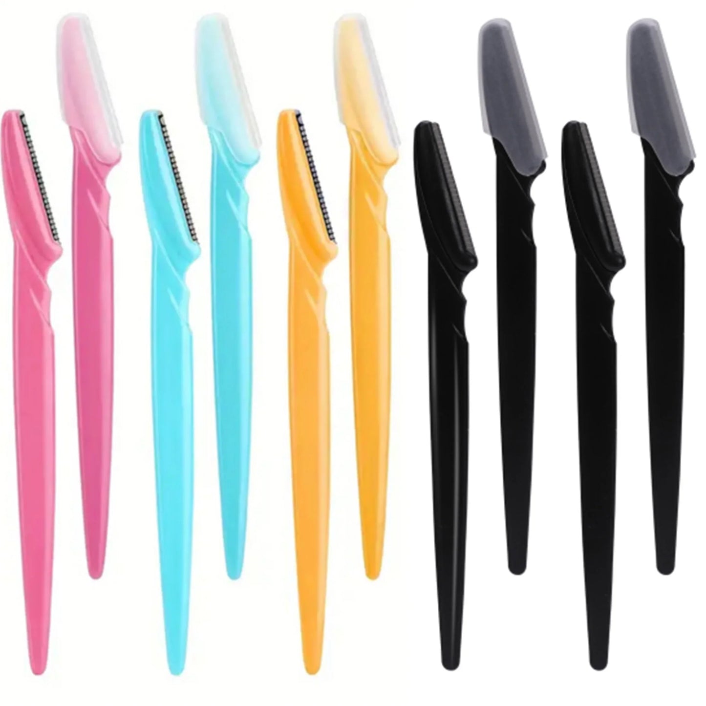 5/10/30/40 pcs Silk Edge Precision Face & Brow Razor Set