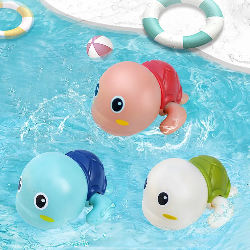 Baby Bath Toys Set – Turtle, Tortoise, Duck Swimming Pool Toy Collection