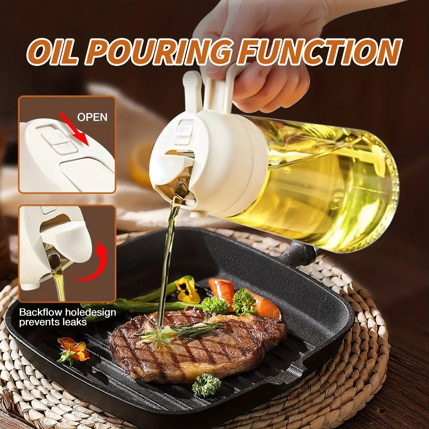 Kitchen Oil Spray Bottle